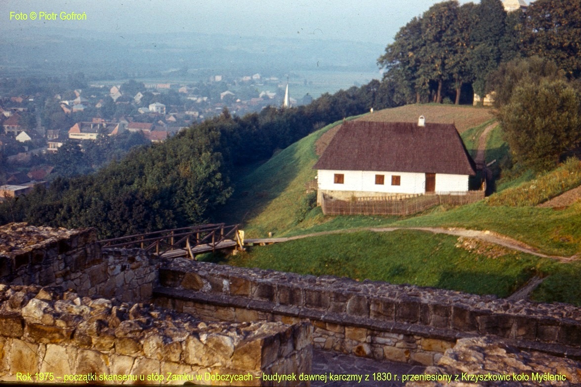 Wzgórze zamkowe z 1975 r. fot. Piotr Gofroń